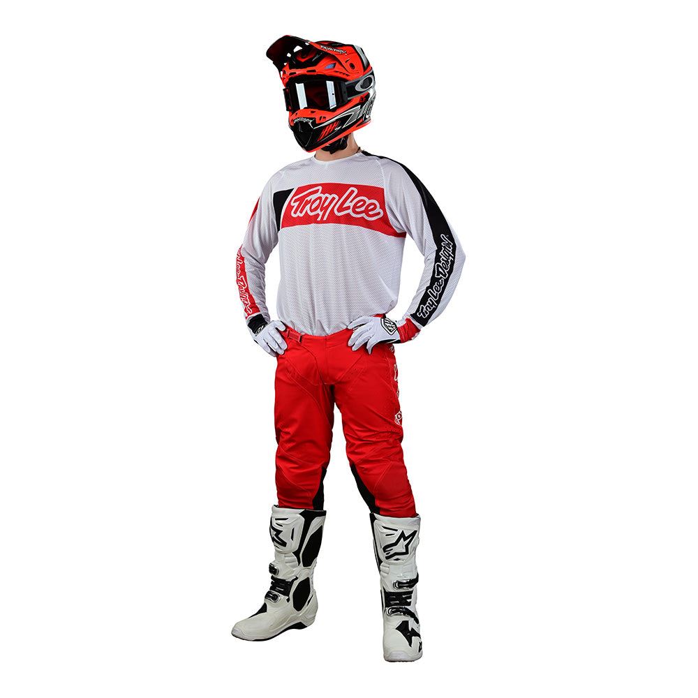 Troy Lee Designs 2024 Motocross Combo Kit SE Pro Air Vox White Red